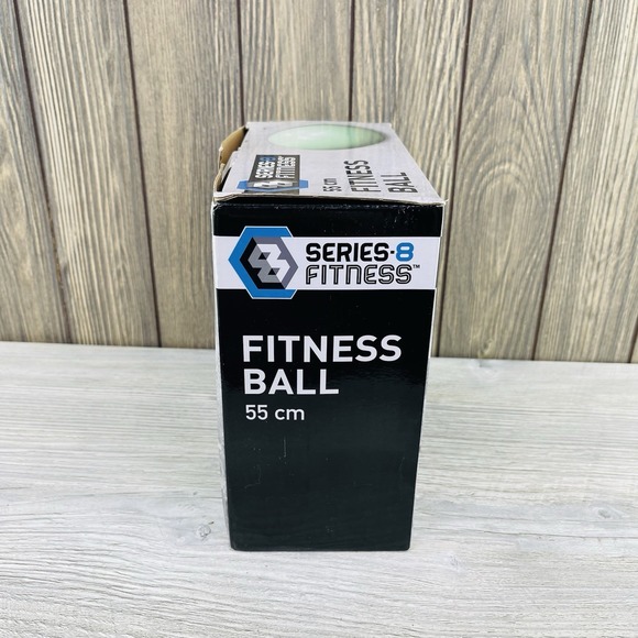 Series8 Fitness Ball 55 cm Yoga Exercise Ball –Anti-Burst Stability Core Workout - Picture 5 of 14